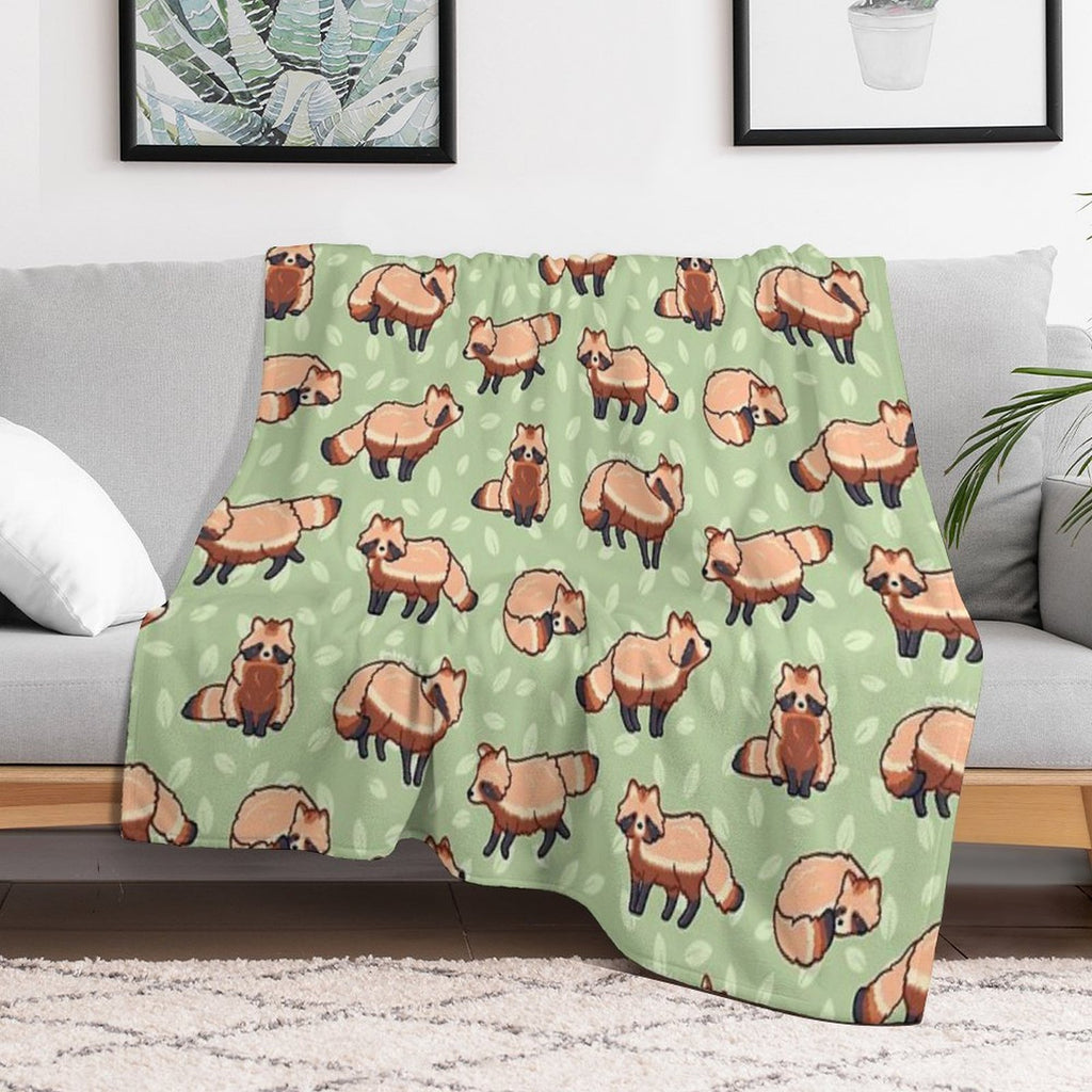 Tanuki Versatility Throw Blanket