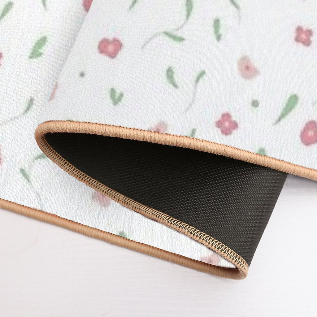 Pink Flower Pattern  Eco-Friendly Bath Mat