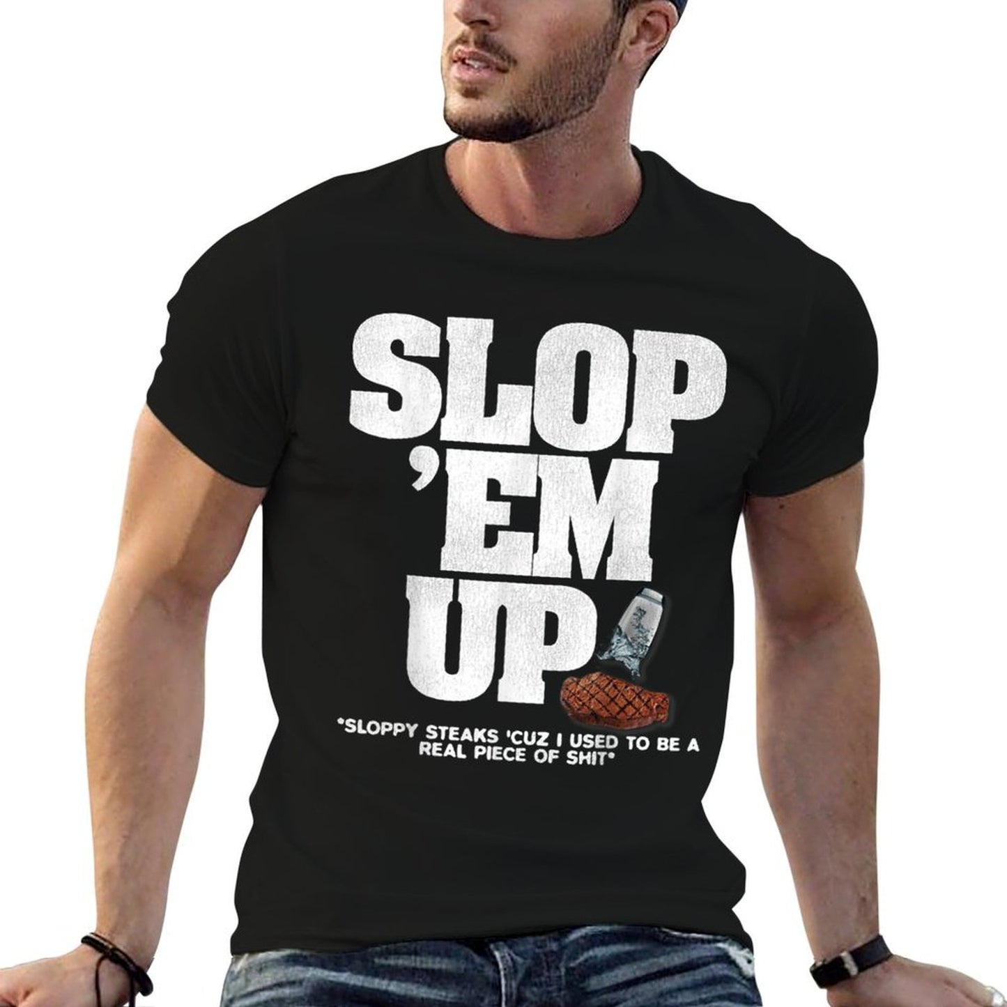 Vintage Sloppy Steaks I Think You Should Leave  Odor-resistant T-Shirt