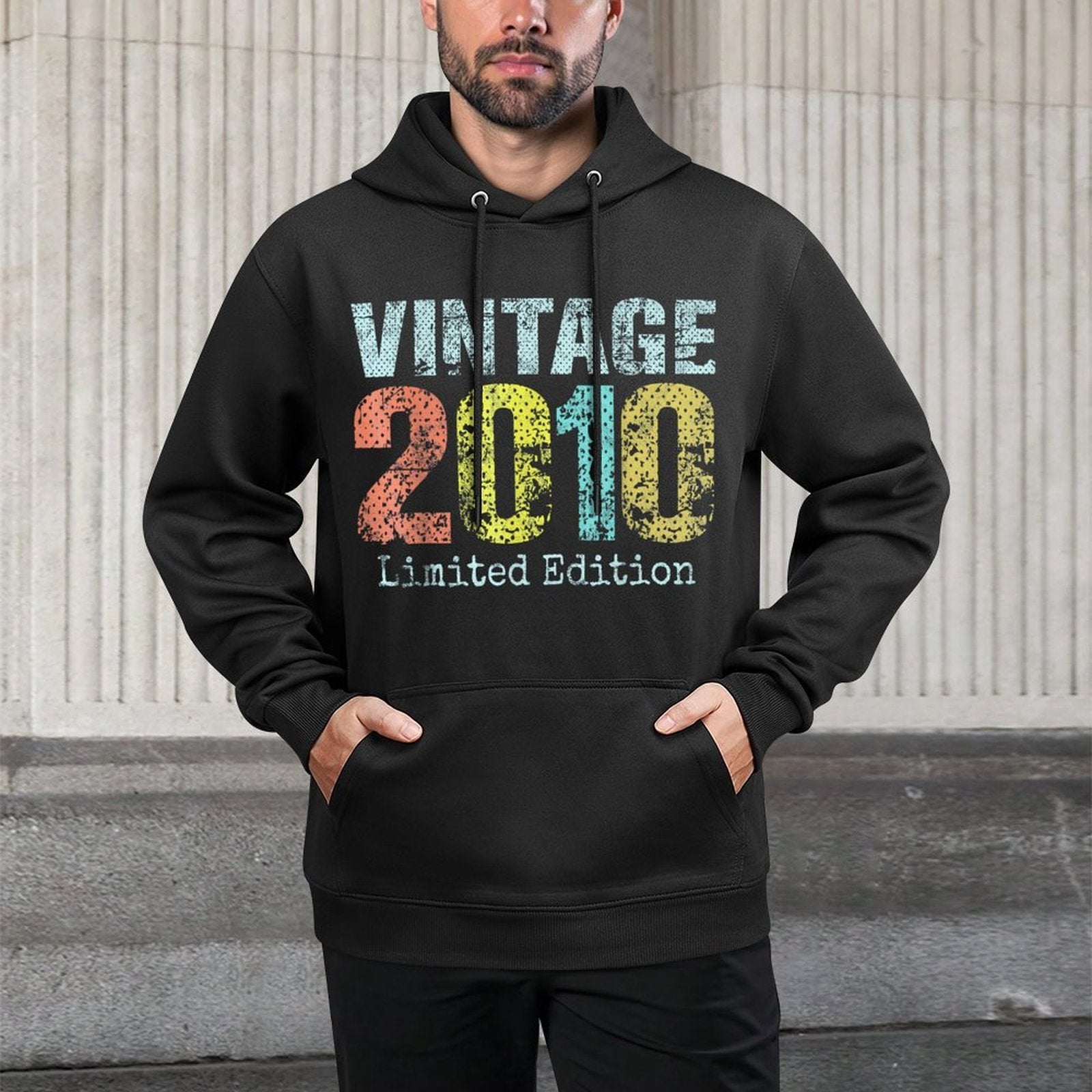Vintage 2010 Limited Edition 15th Birthday Gifts 15 Year Old Unisex Design Hoodie