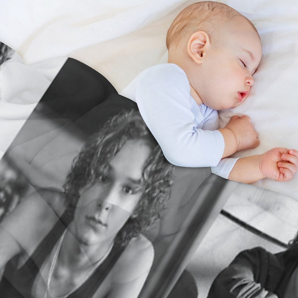 Black And White Mason Thames Collage Versatility Throw Blanket