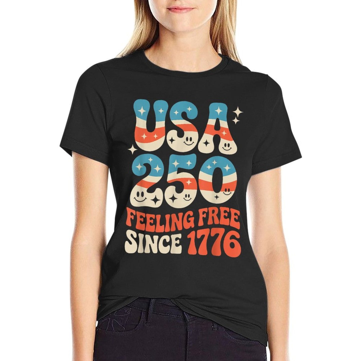 250 Years America Anniversary USA 250th Birthday Apparel  Soft T-Shirt