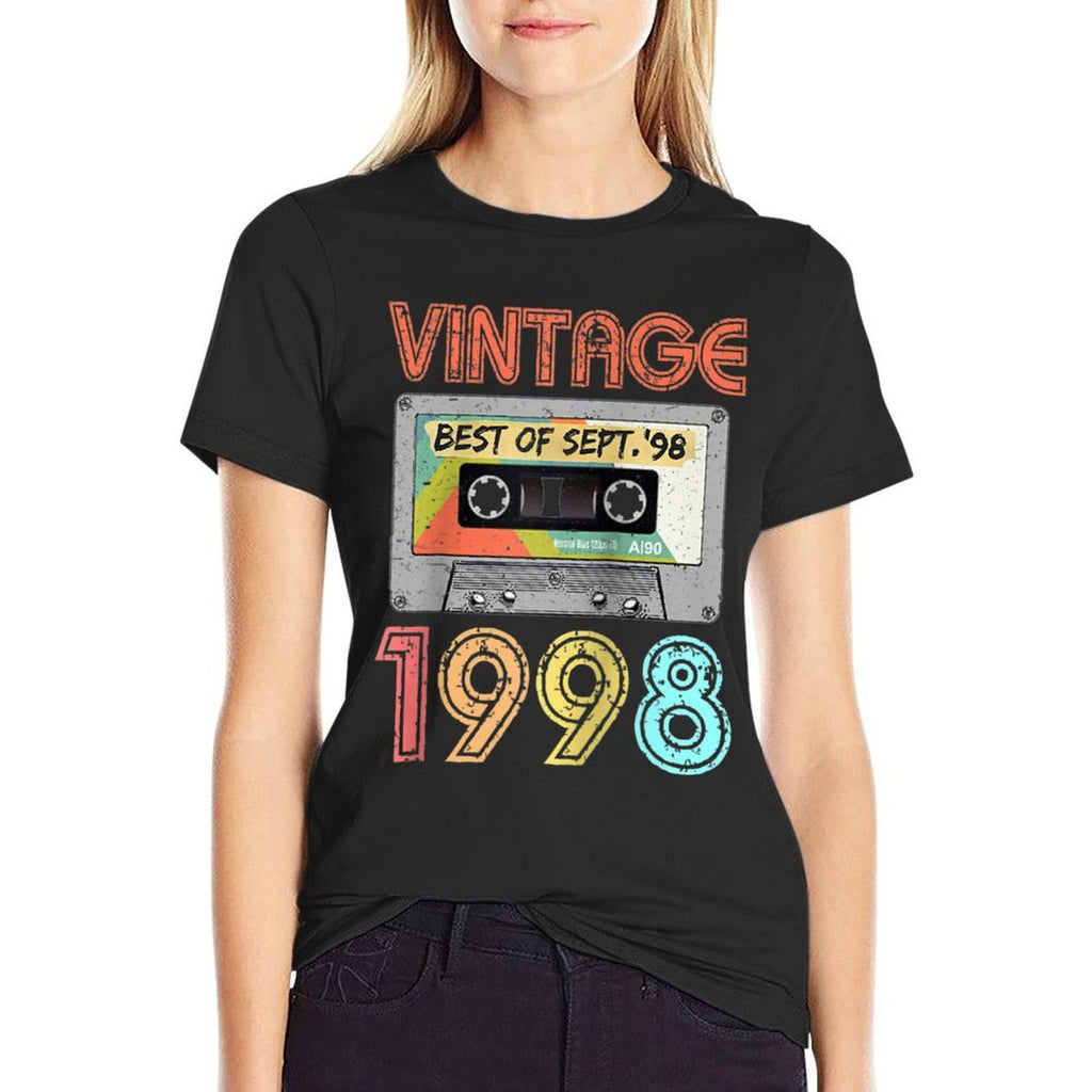 September 1998 21st Birthday Retro Vintage 1998 Raglan Baseball  Relaxed-fit T-Shirt