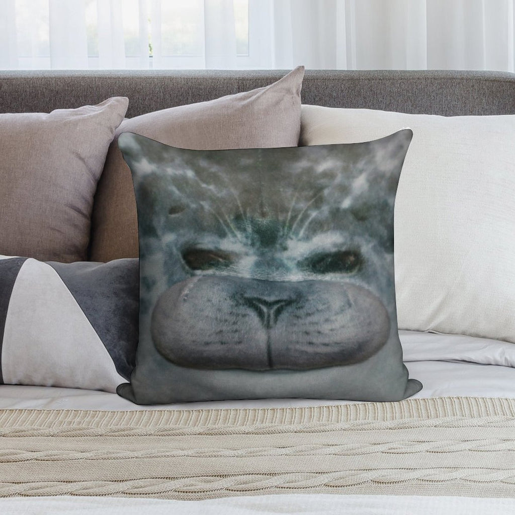 Chubby Blob Seal Soft Ultra-Soft Texture Throw Pillow