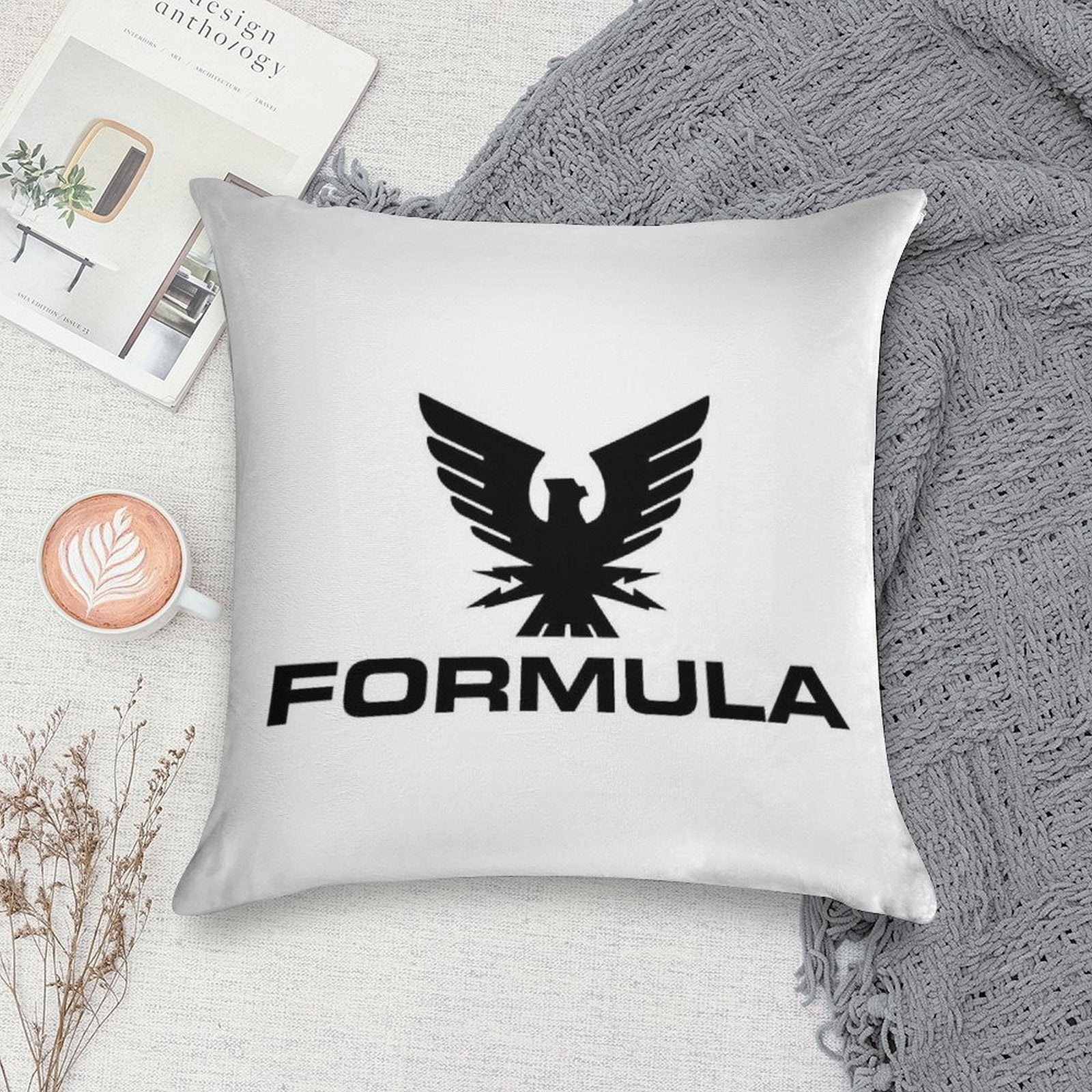 Formula Racing Boating Soft Washable Throw Pillow