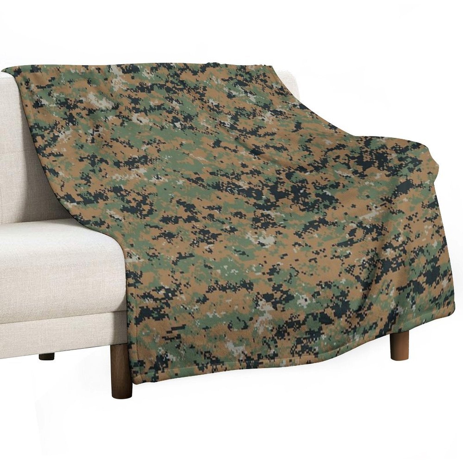 Marpat Camo Quick-dry Throw Blanket