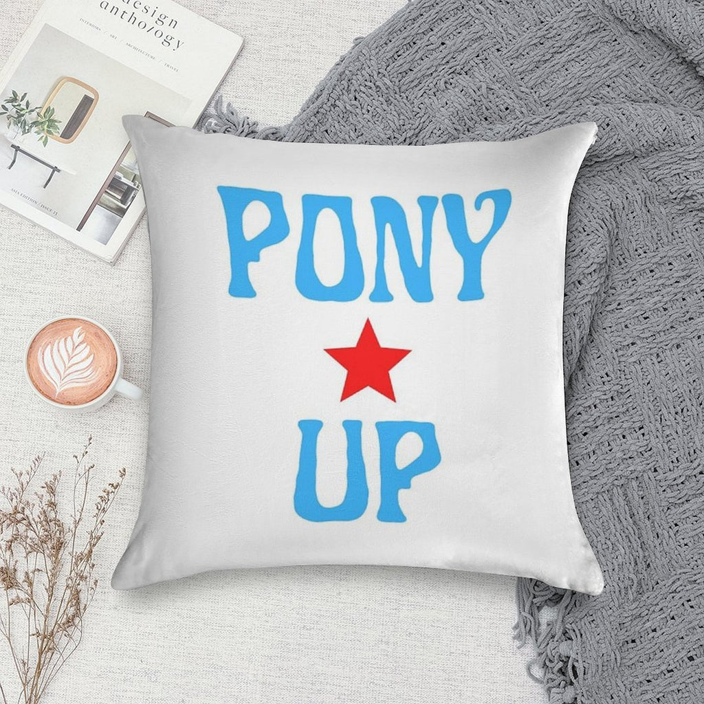 SMU Pony Up Soft Easy Maintenance Throw Pillow