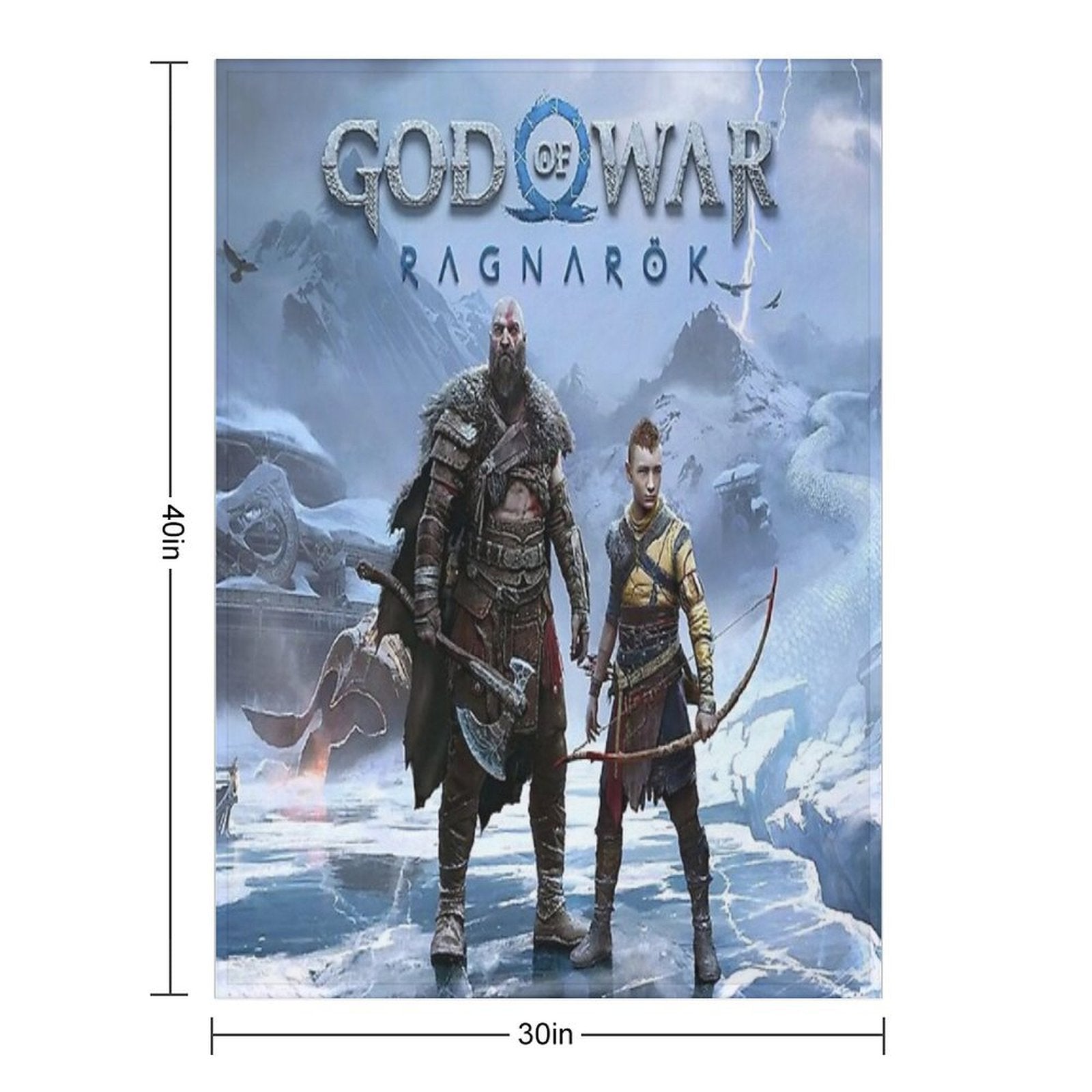 GOD OF WAR RAGNAROK Anti-pilling Throw Blanket