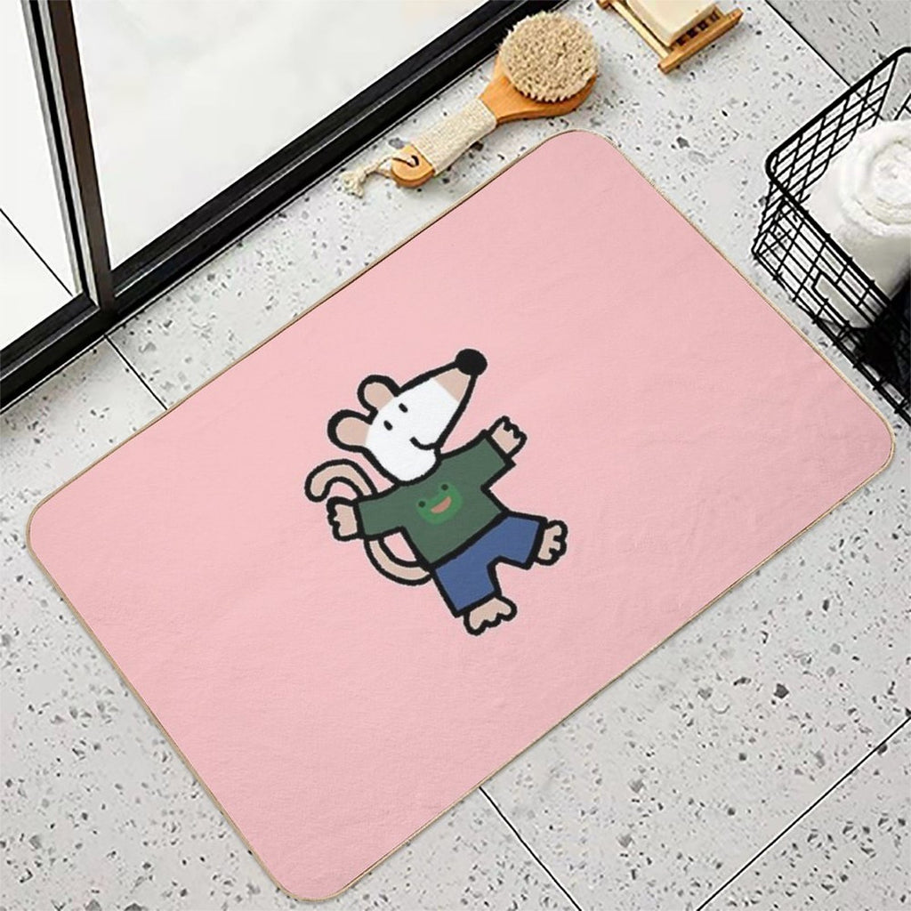Mousey Mouse  Fade-Resistant Bath Mat