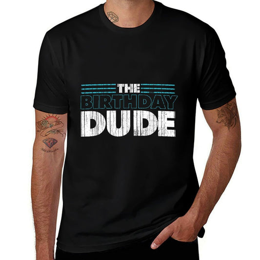 The Birthday Dude  Birthday Party Celebration  Wrinkle-resistant T-Shirt