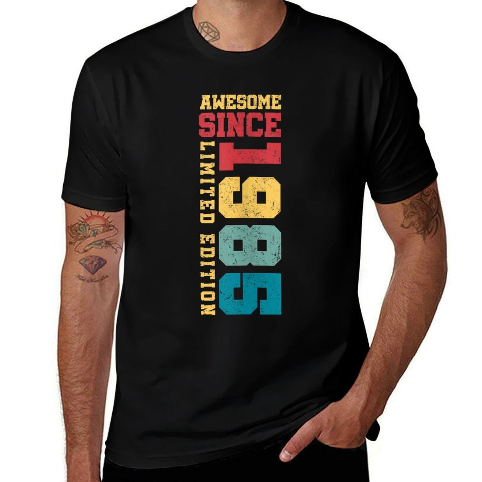 Awesome Since 1985 Limited Edition Vintage 40th Birthday  High-quality Stitching T-Shirt