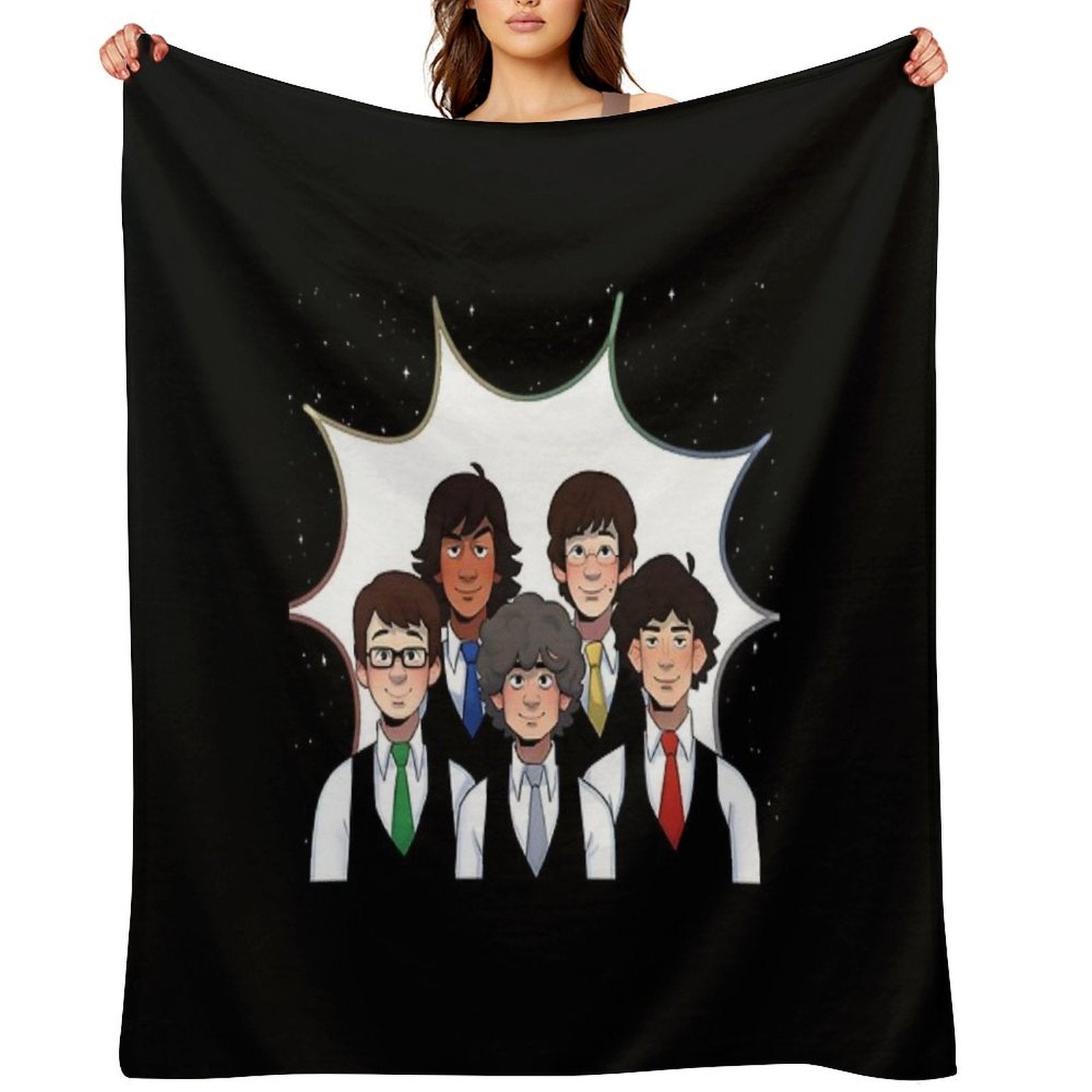 Tally Hall Anime Art Versatility Throw Blanket