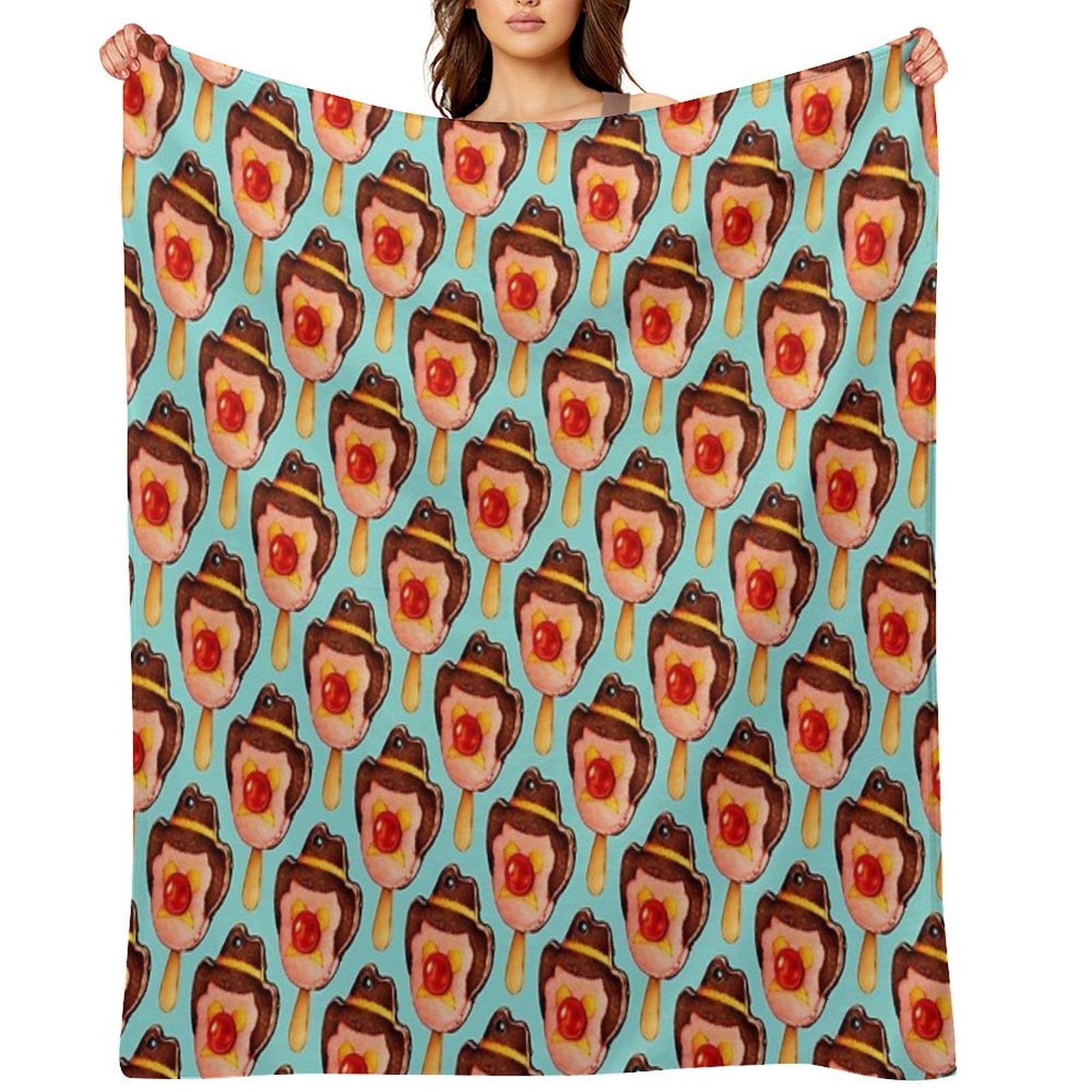 Bubble O' Bill Pattern Easy Care Throw Blanket