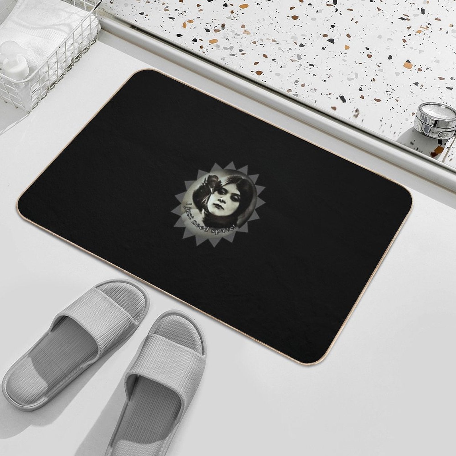 I Just Need Space!  Stain-Proof Bath Mat