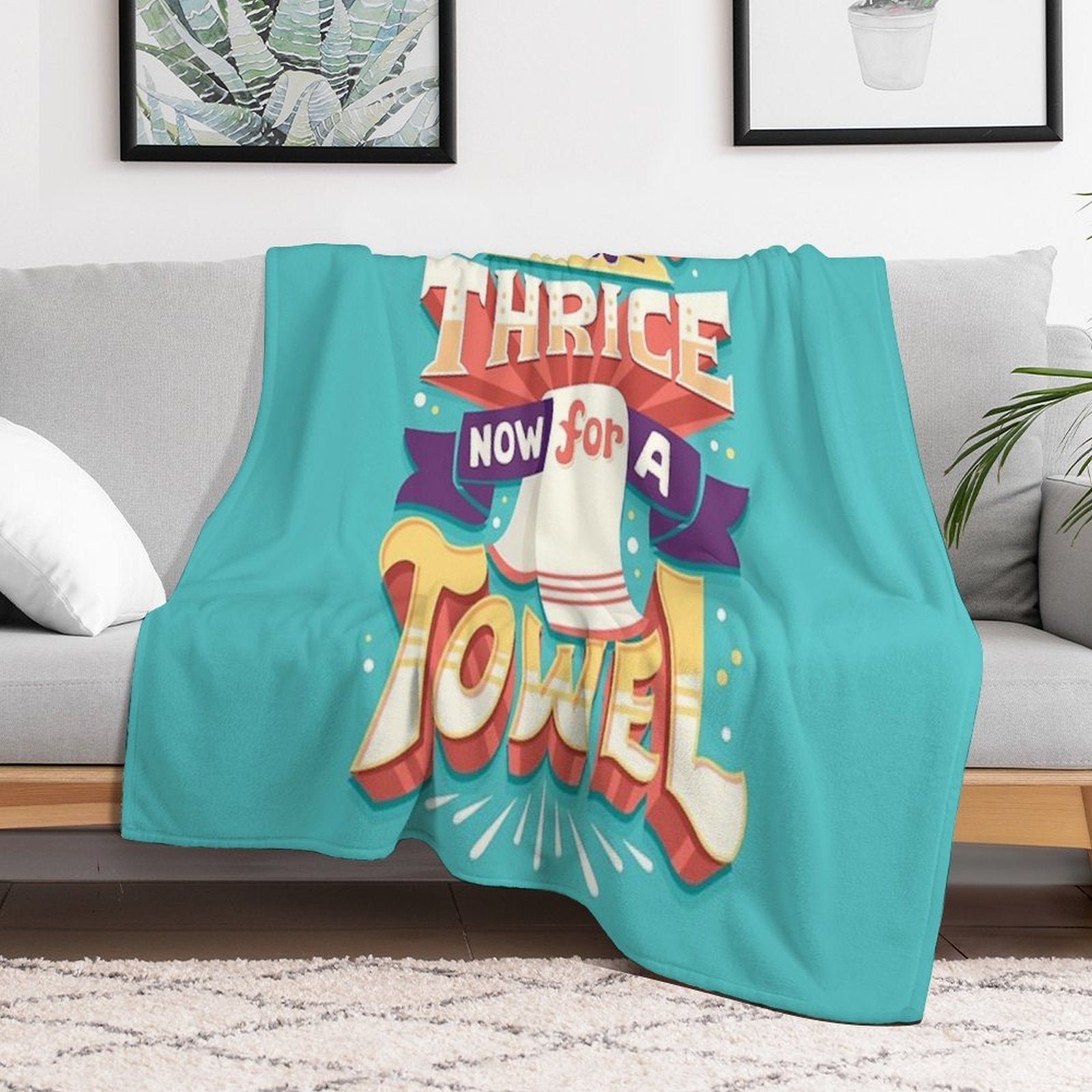 I Have Asked You Thrice Premium Throw Blanket