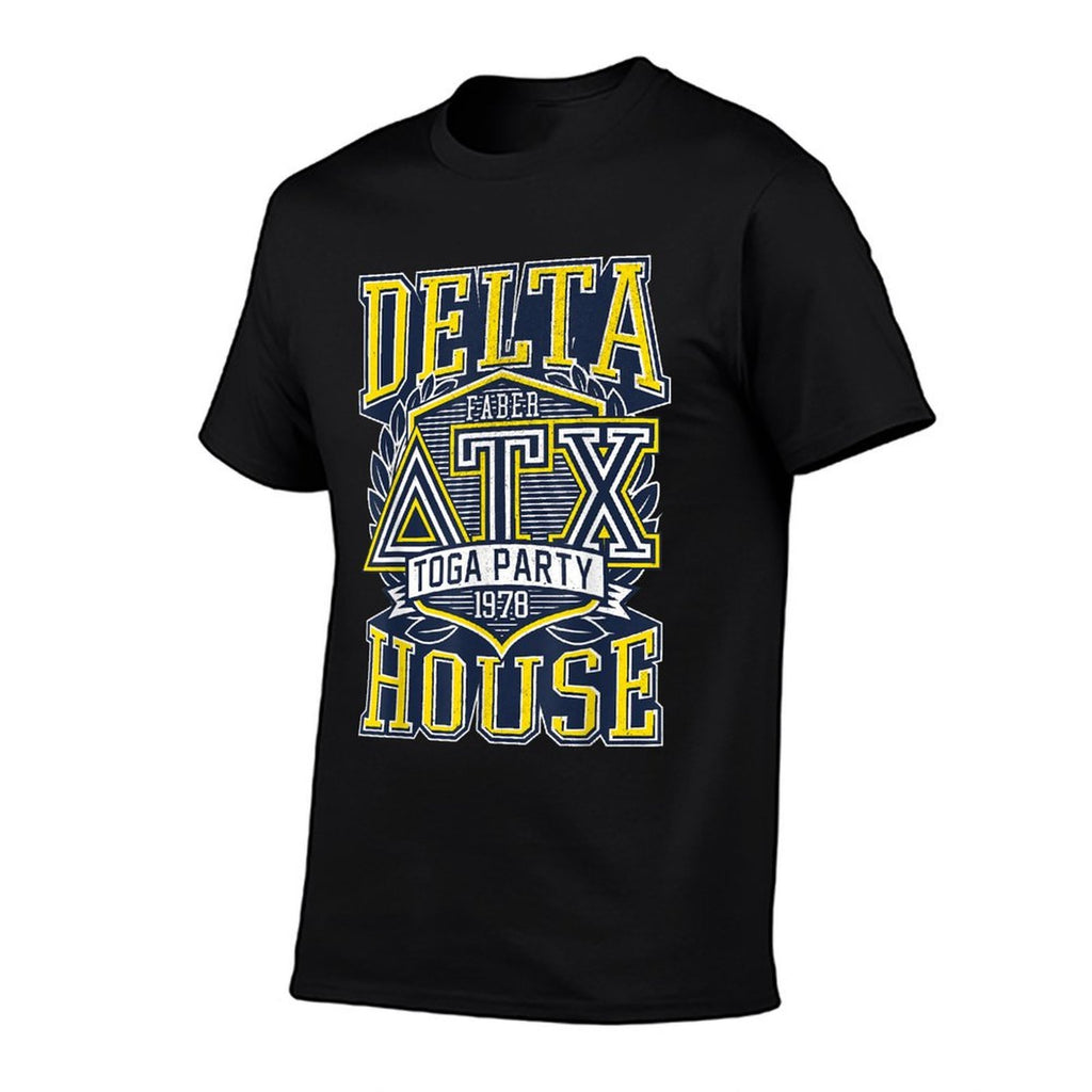 Animal House Delta House Fraternity Logo Graphic  Cotton T-Shirt