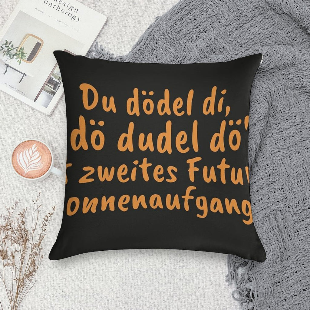 Yodeling Diploma - Loriot - TV Kult - German Soft Bedroom Essential Throw Pillow