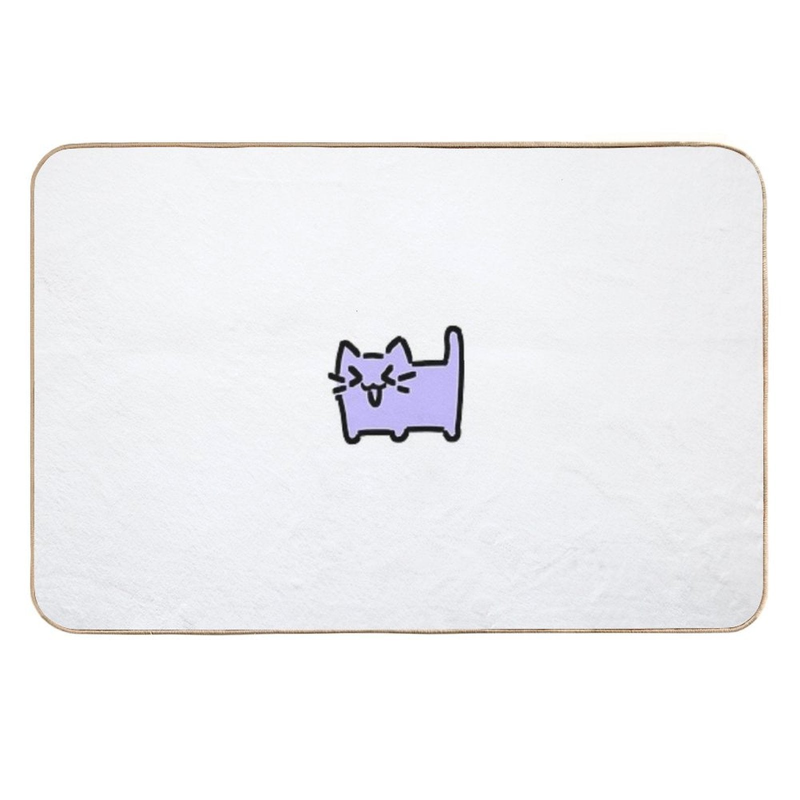 XD Cat - Pastel Violet  Toxin-Free Bath Mat