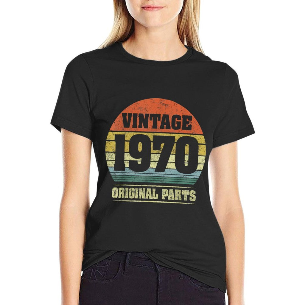 50 Years Old - Made in 1970 - Vintage 50th Birthday  Stretchy T-Shirt