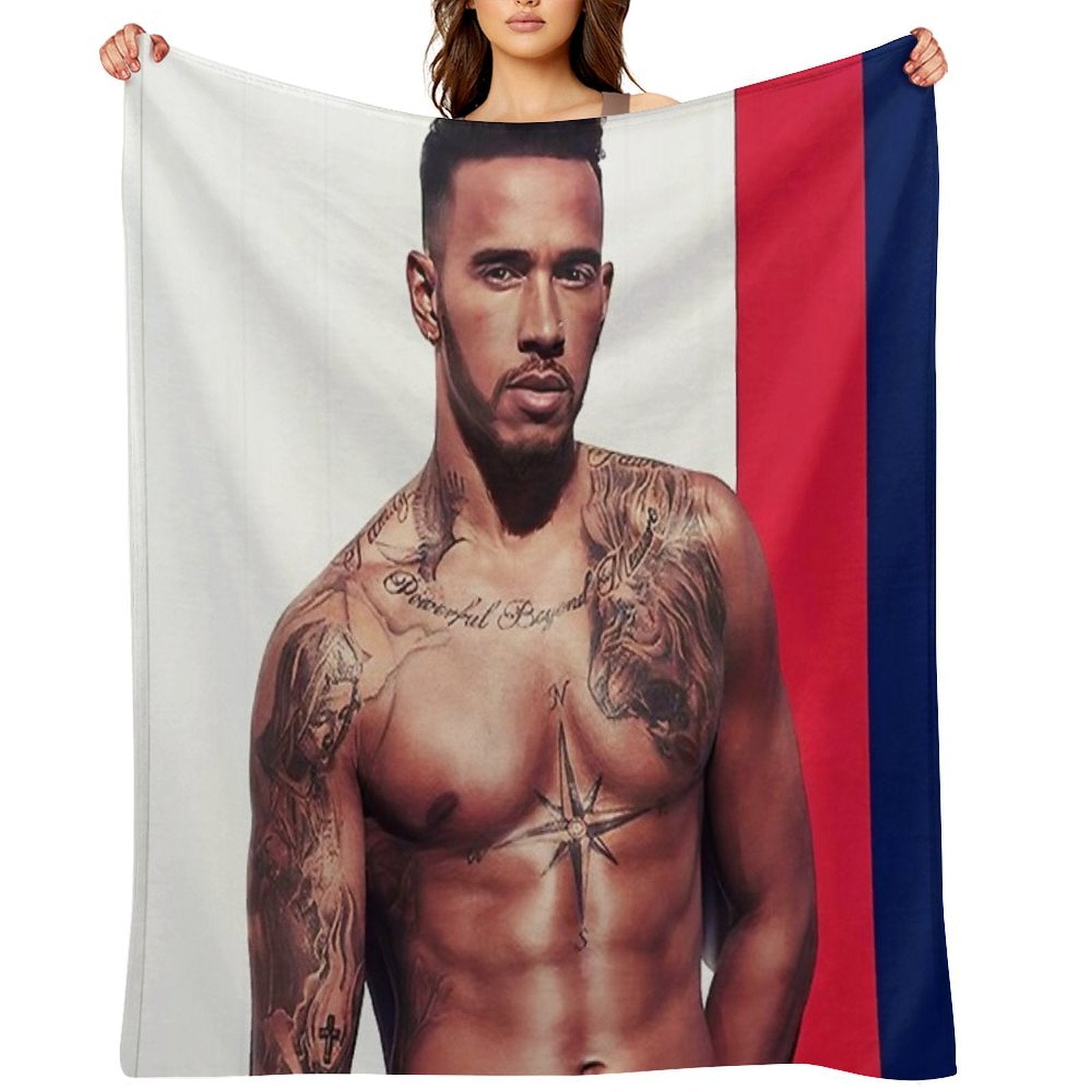 Lewis Hamilton All-season Throw Blanket