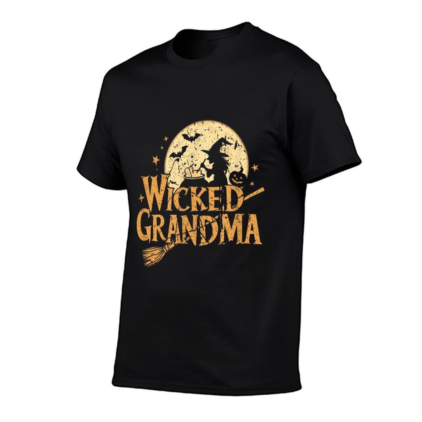 Vintage Wicked Grandma Funny Halloween  Trendy Pattern T-Shirt