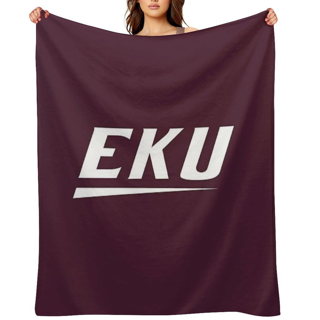 Eastern Kentucky Colonels Anti-pilling Throw Blanket