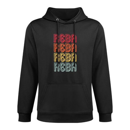 Vintage Reba Name Retro Style 70s 80s First For Men Women Unisex Design Hoodie