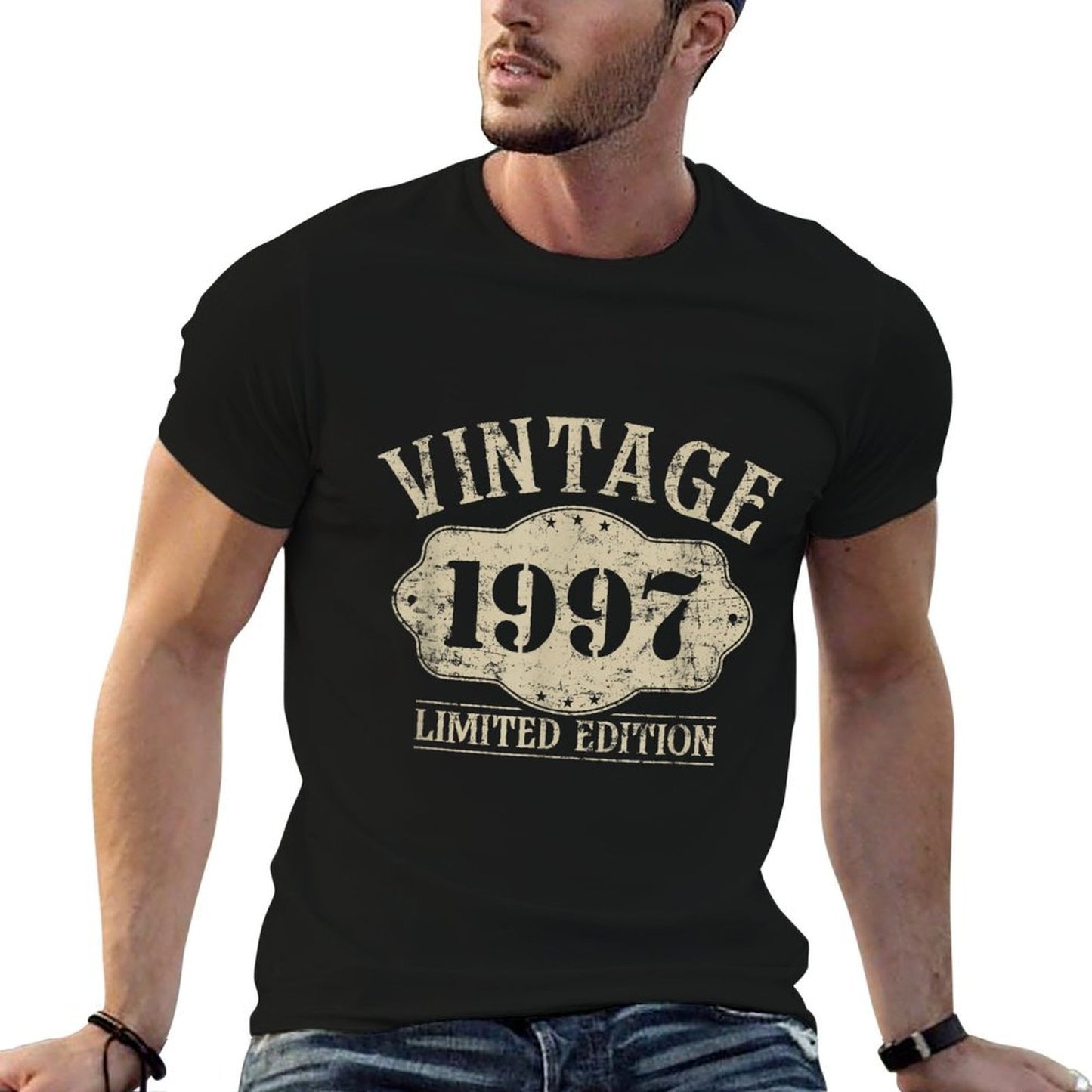 28th Birthday Born 1997 Limited Edition Vintage 1997  Wrinkle-resistant T-Shirt