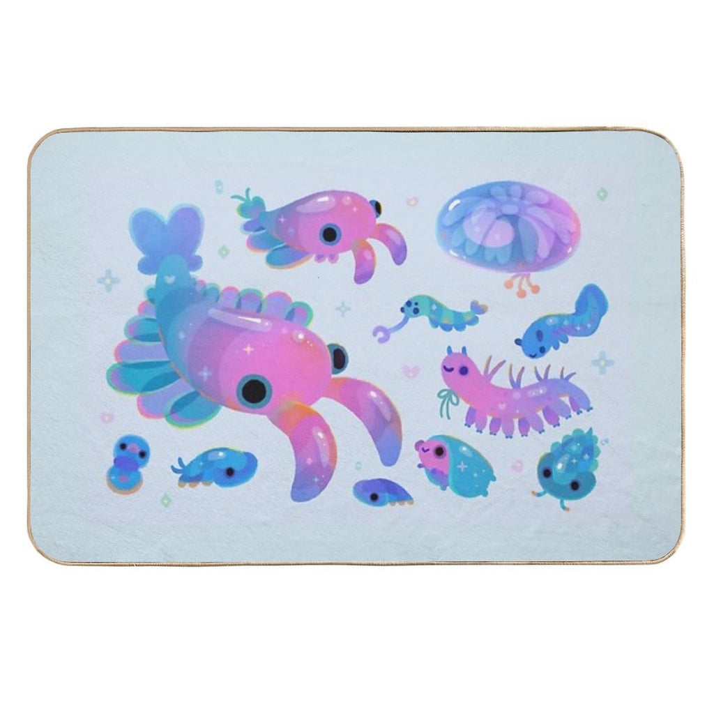 Cambrian Baby - Pastel  Repositionable Bath Mat