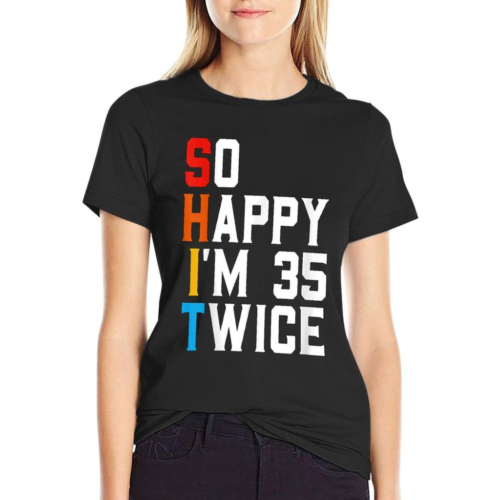 Funny 70 Years Old Bday Gift Sarcastic Vintage 70th Birthday  High-quality Stitching T-Shirt