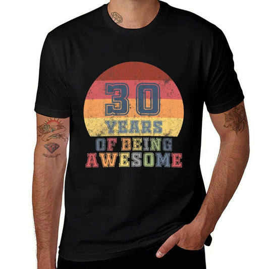 30th Birthday Women Daughter Gift 30 Year Old Son Men Premium  Affordable Price T-Shirt