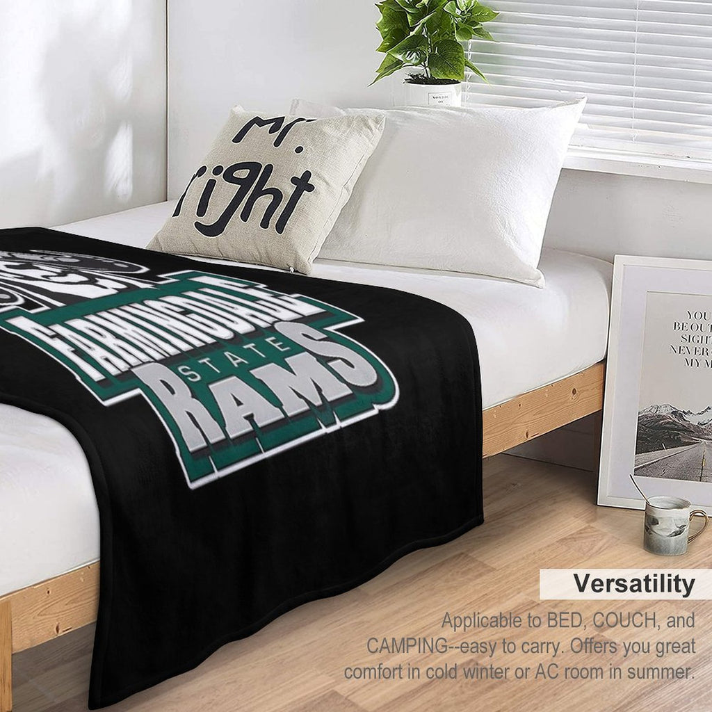 Farmingdale State College Wrinkle-free Throw Blanket