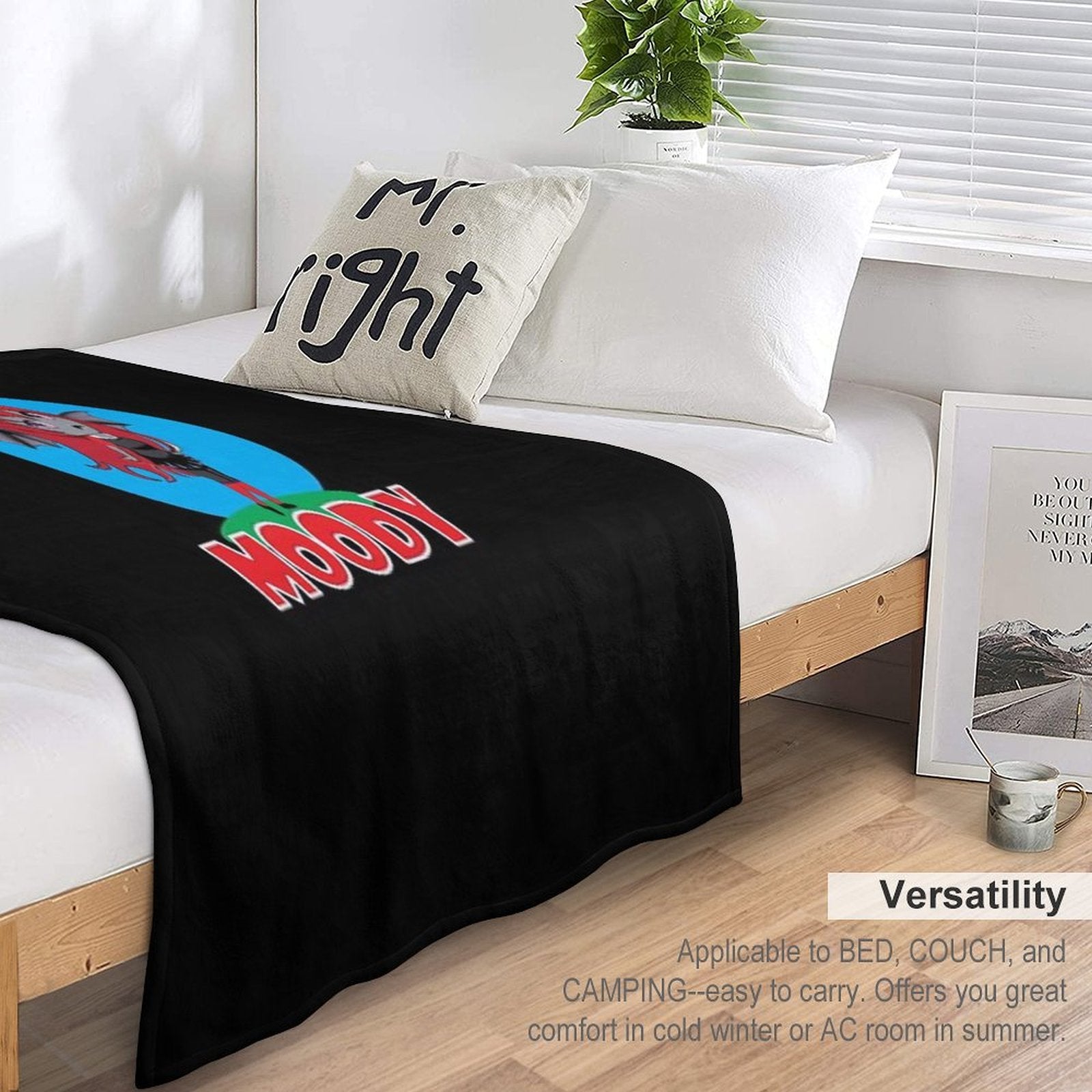 Iamsanna Moody Shrink-resistant Throw Blanket