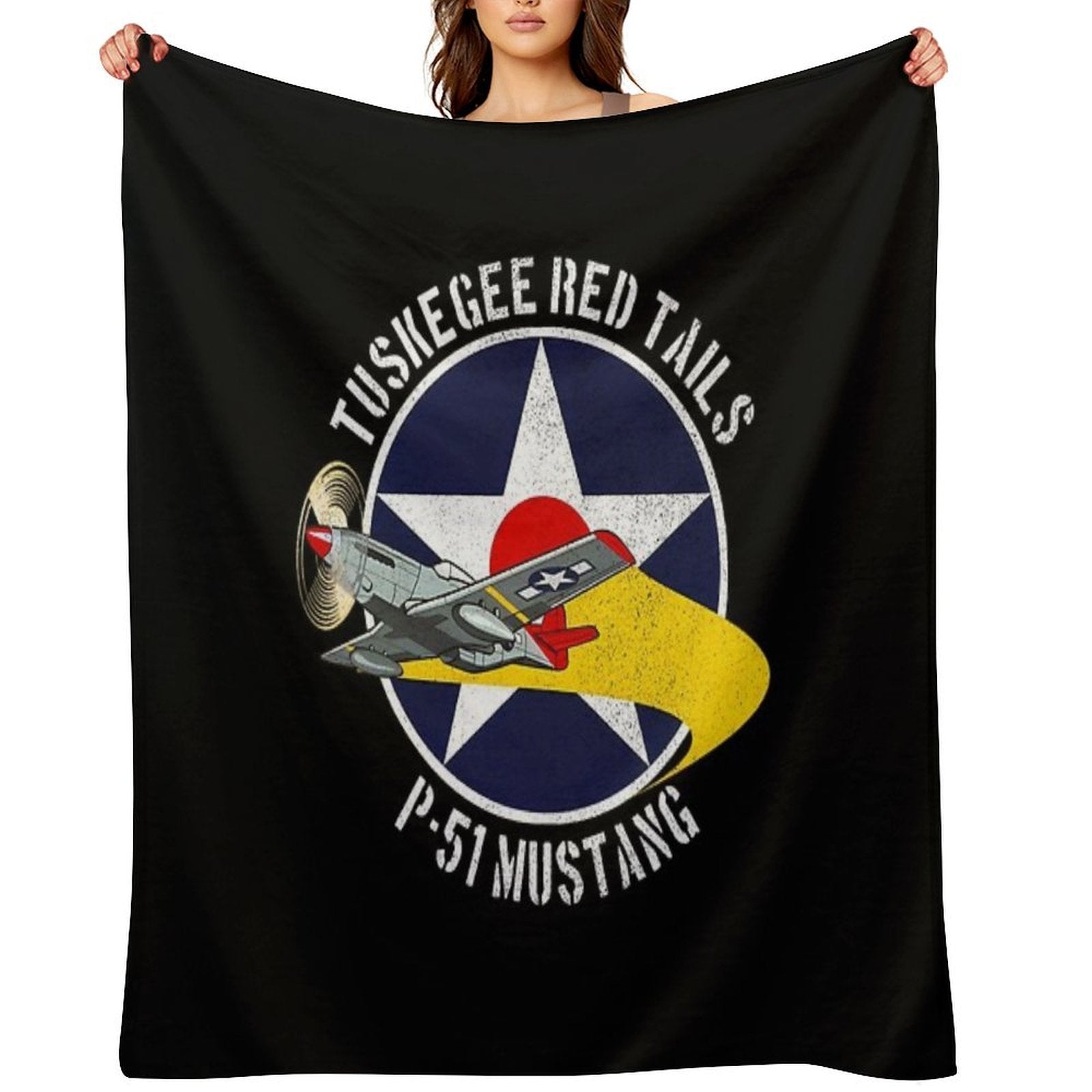 Tuskegee Red Tails - Tuskegee Airmen Durable Throw Blanket