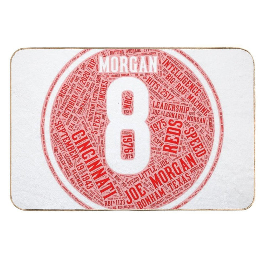 Joe Morgan #8 - The Icon Collection  Stain-Proof Bath Mat