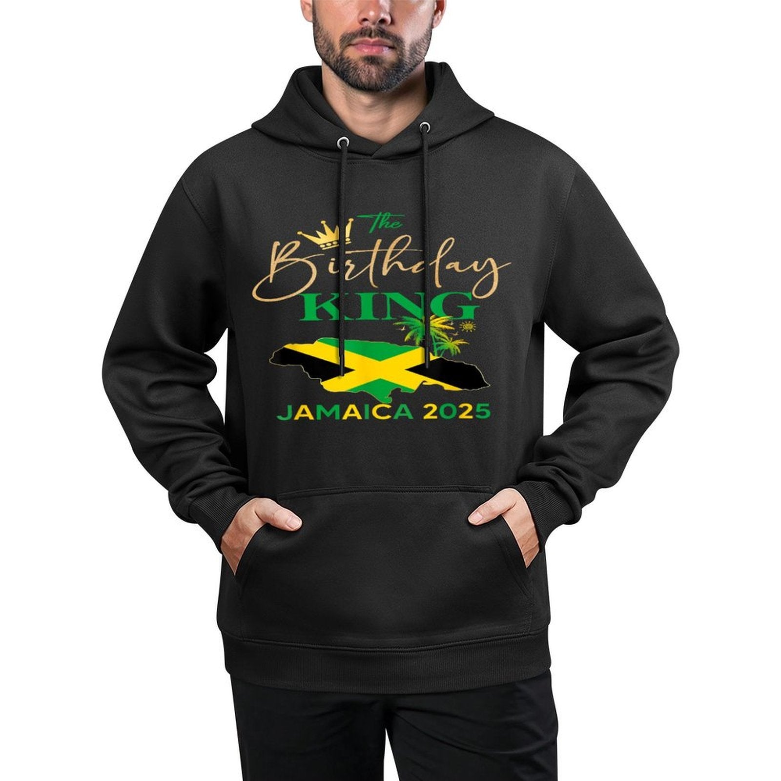 50th Birthday Boy Jamaica Vacay 2025 Spring Break Durable Construction Hoodie