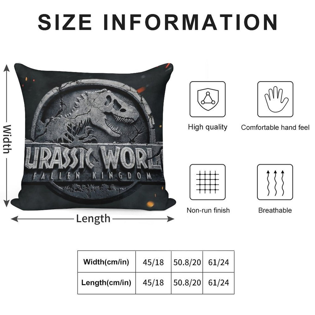Jurassic World Soft Washable Throw Pillow