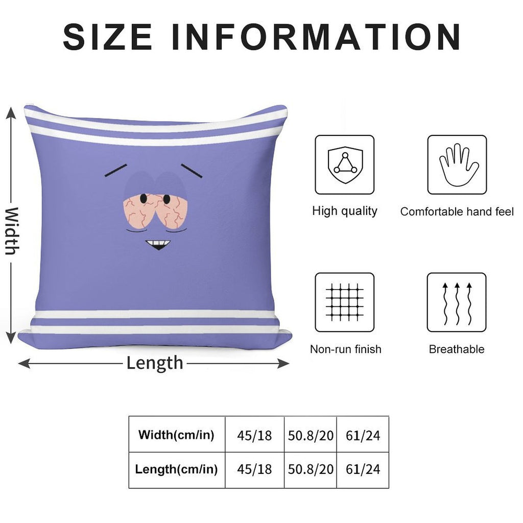 TOWELIE Soft Washable Throw Pillow