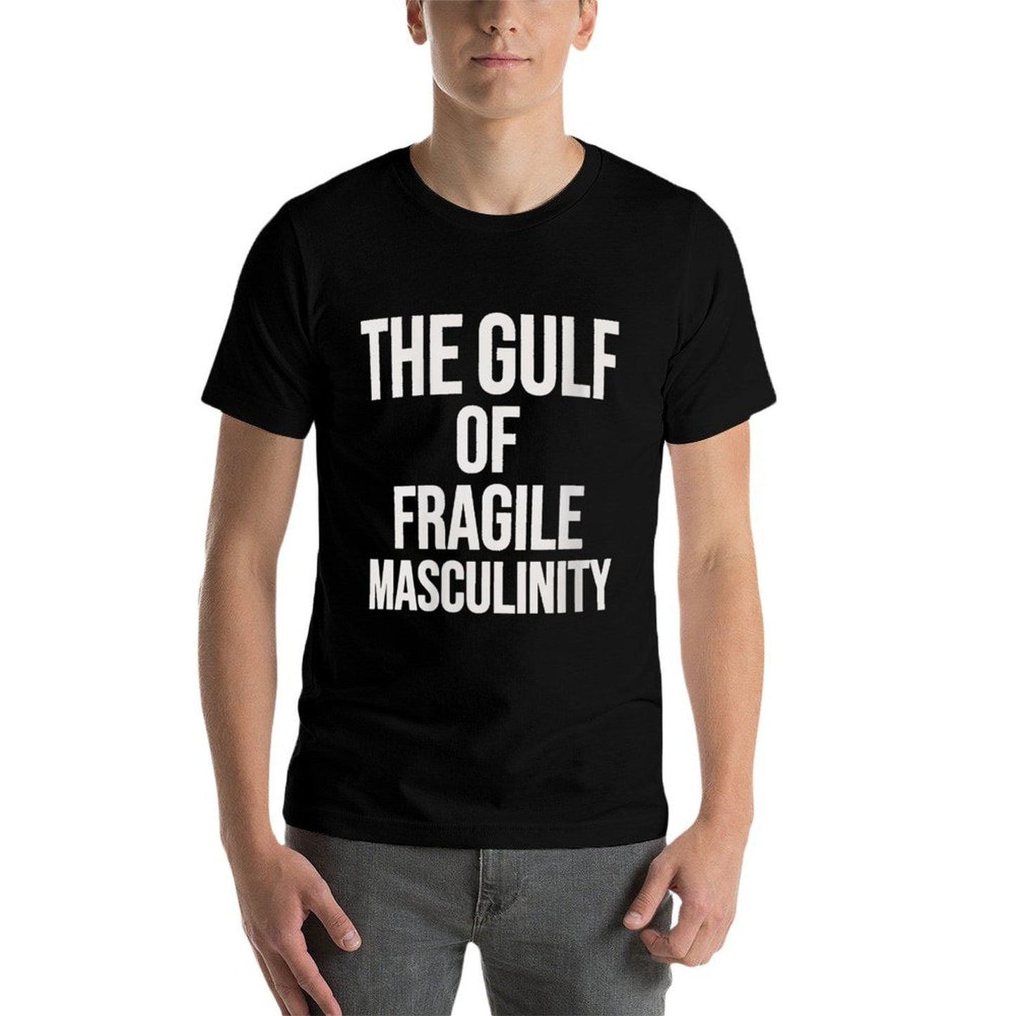 Womens The Gulf Of Fragile Masculinity Funny America Gulf  Trendy Pattern T-Shirt