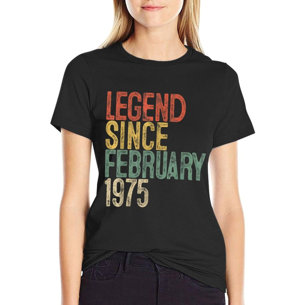 Legend 1975 50th Birthday Gifts for Men Women 50 Year Old  Quick-drying T-Shirt