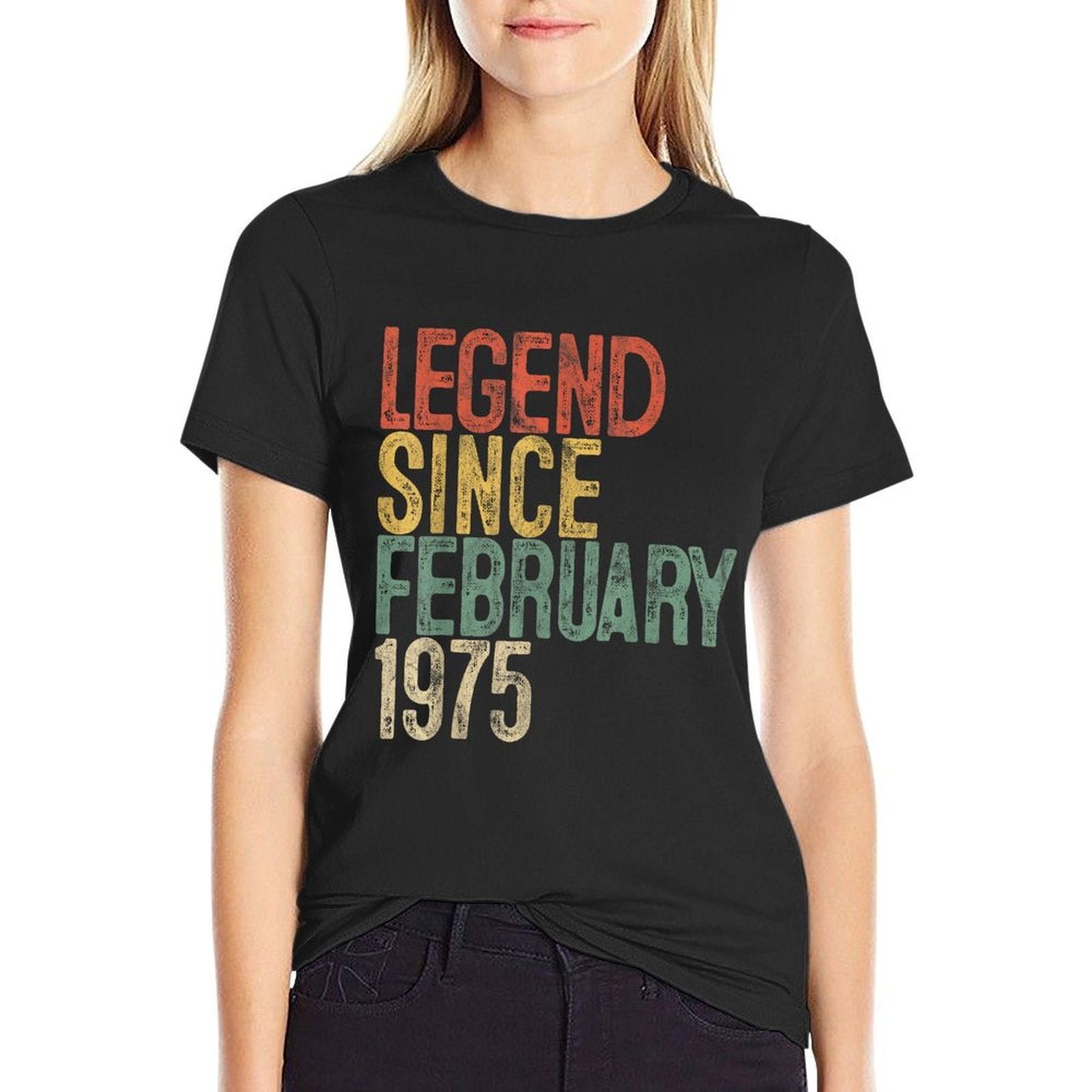 Legend 1975 50th Birthday Gifts for Men Women 50 Year Old  Quick-drying T-Shirt