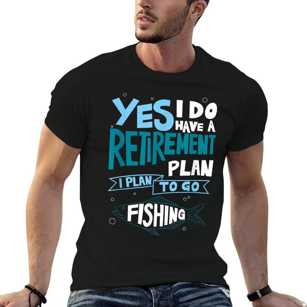 Fishing Retirement Plan Retired Gifts Grandpa  Tagless Design T-Shirt