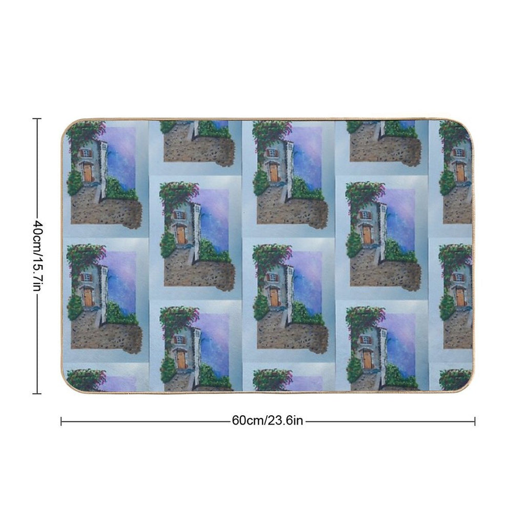 Bouganvillia Vista  Easy Maintenance Bath Mat