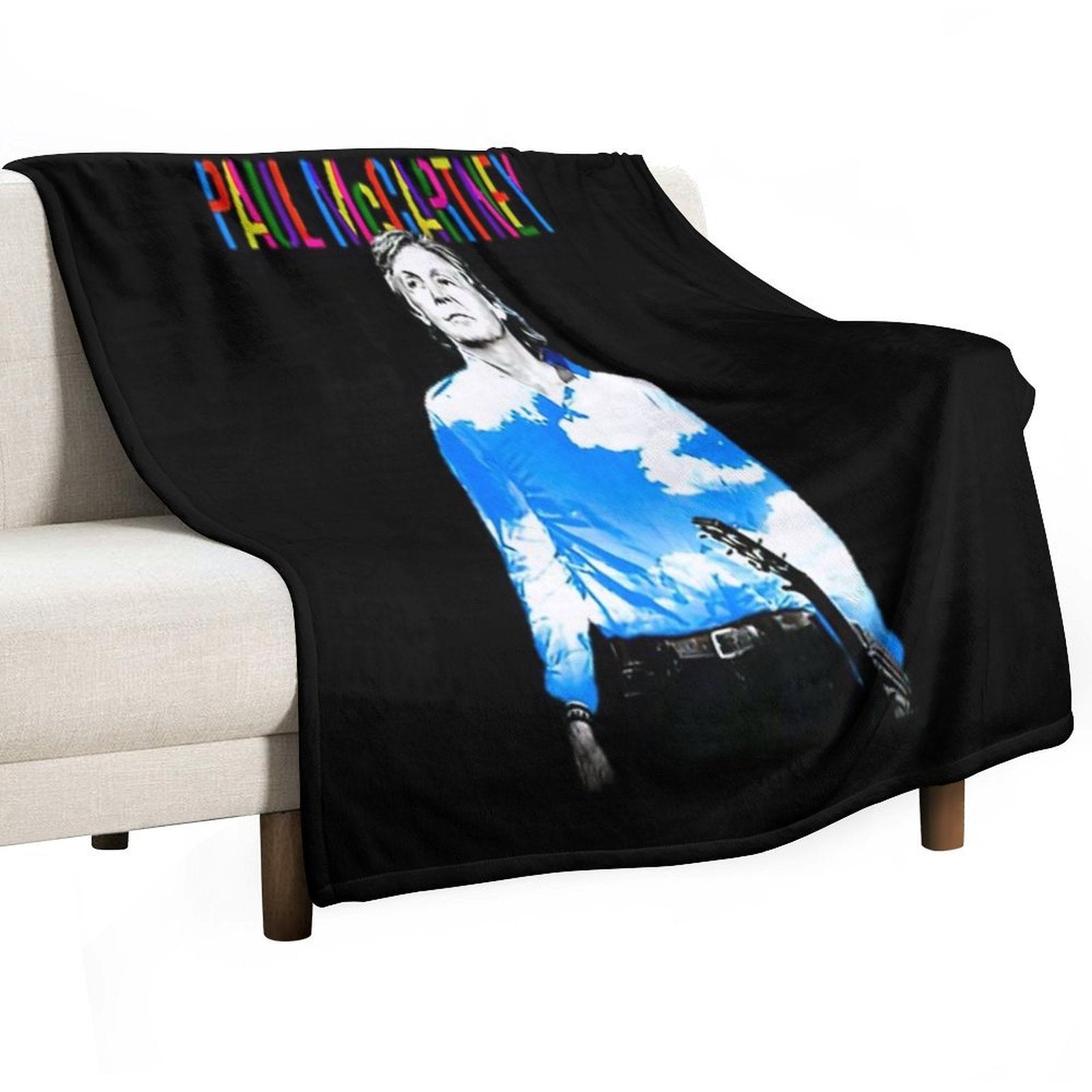 Paul McCartney Plush Throw Blanket