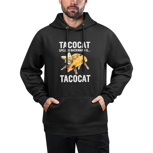 Tacocat Spelled Backward Is... Tacocat For Tacos&Cat Lovers Durable Construction Hoodie