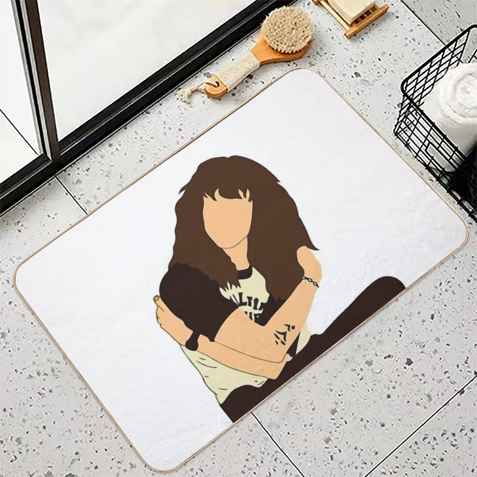 Stranger Things  Eddie Munson The Freak  Absorbent Bath Mat