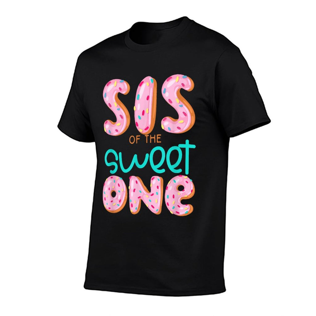 Sis of The Sweet One First Birthday Matching Family Donut  Soft T-Shirt