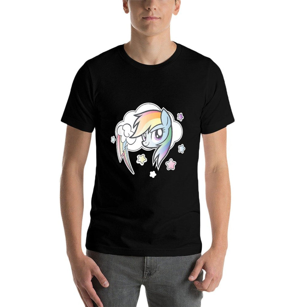 My Little Pony Rainbow Dash Cloud  Affordable Price T-Shirt