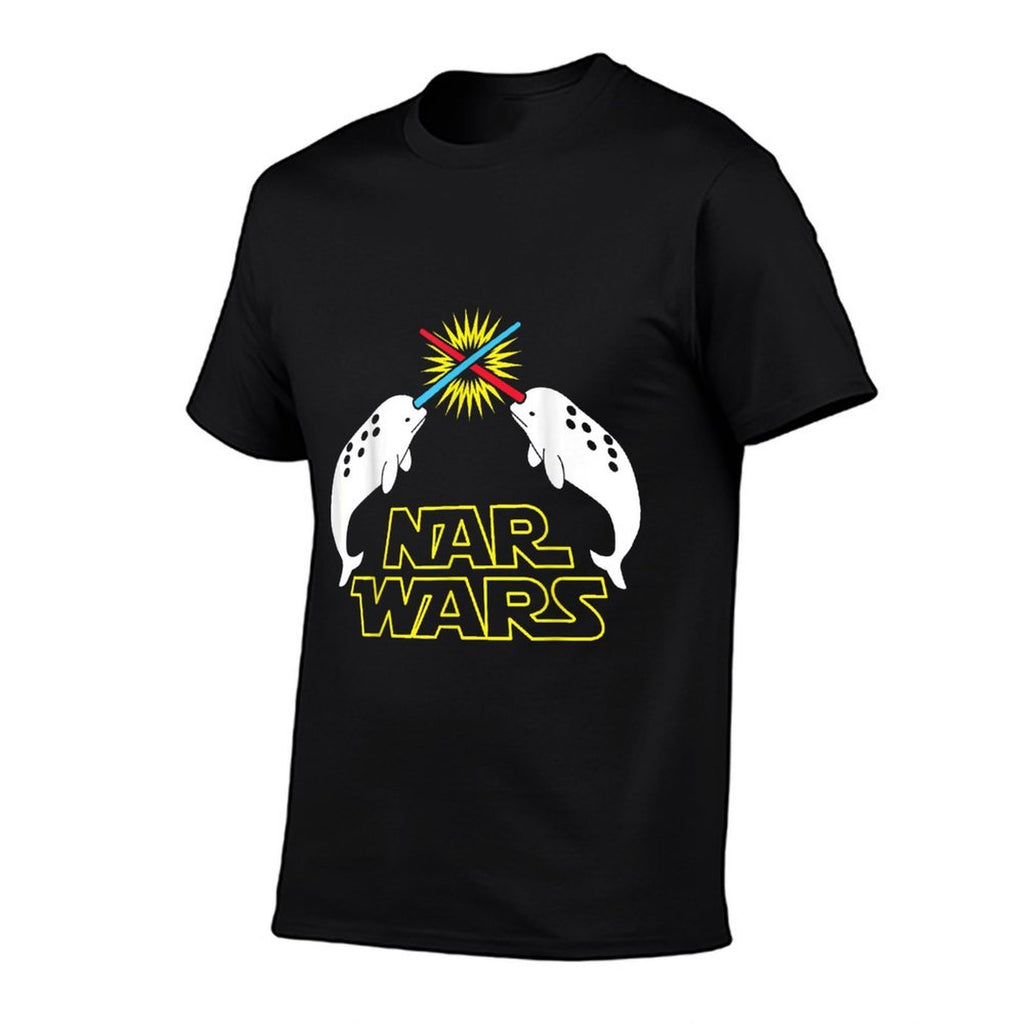 Nar Wars Funny Narwhal  Eco-friendly Material T-Shirt