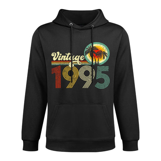 30 Years Old Gifts Vintage Born In 1995 Retro 30th Birthday Moisture-Wicking Hoodie